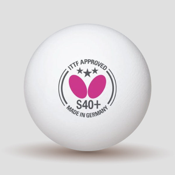S40+ Bola Tenis Meja Butterfly 3 Bintang Isi 3