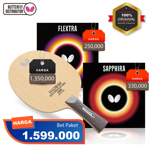 Paket Bet Ping Pong Butterfly Hadraw VK / Sapphira / Flextra